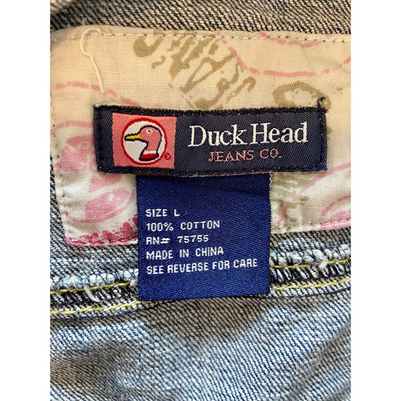 Vintage Inspired Duck Head Denim Jean Jacket * Women’s L Fits Like a Medium WC39 - Picture 7 of 7